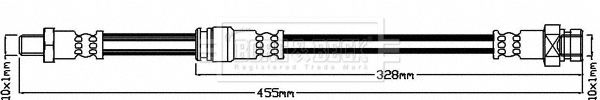 BORG & BECK Bremžu šļūtene BBH8132